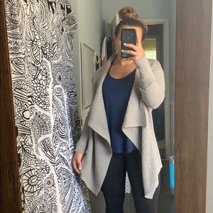 Grey cardigan